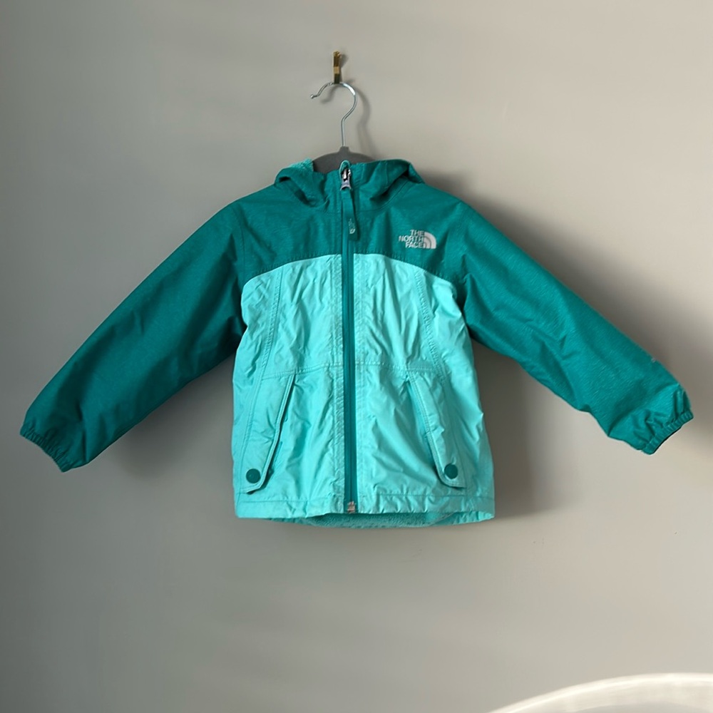 The North Face Kids Two-Tone Teal & Mint Jacket